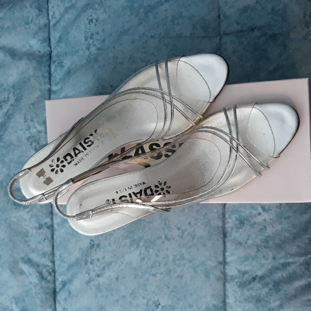 Daisy Clear Slingback Pumps
